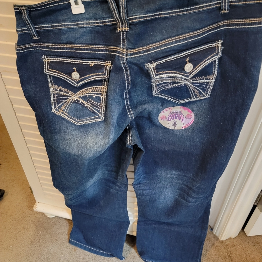 Wall Flower Plus Sized Curvy Jeans.